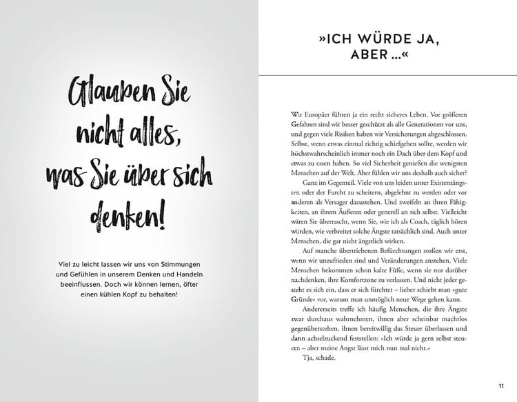 Nimm den Zweifeln das Kommando
