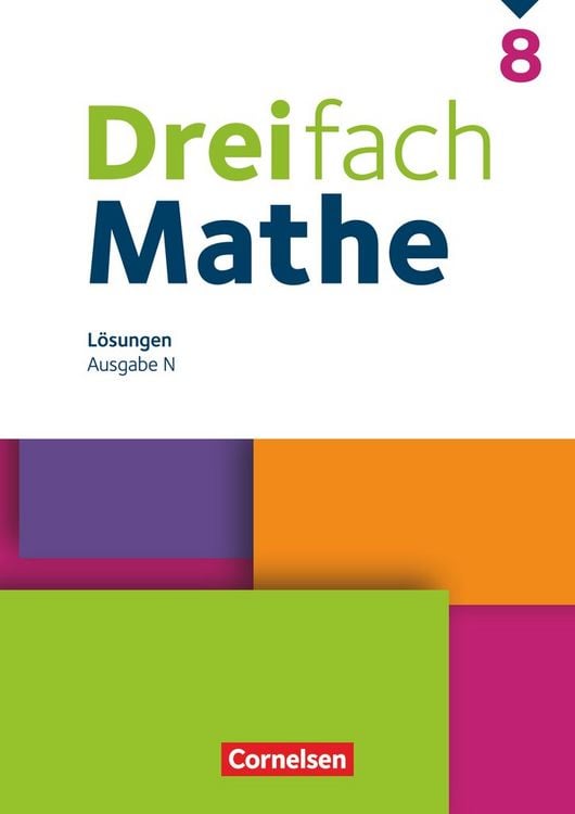 Produktbild: Dreifach Mathe 8. Schuljahr - L&ouml;sungen zum Schulbuch