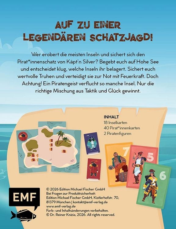 Produktbild: Kartenspiel: Entern & Kentern &ndash; Das bombastische Piratenspiel f&uuml;r die ganze Familie