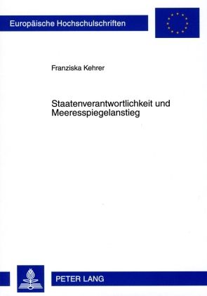 Produktbild: Staatenverantwortlichkeit und Meeresspiegelanstieg