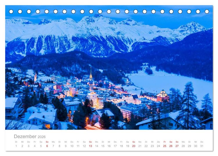 Produktbild: Reise durch die SCHWEIZ (Tischkalender 2026 DIN A5 quer), CALVENDO Monatskalender