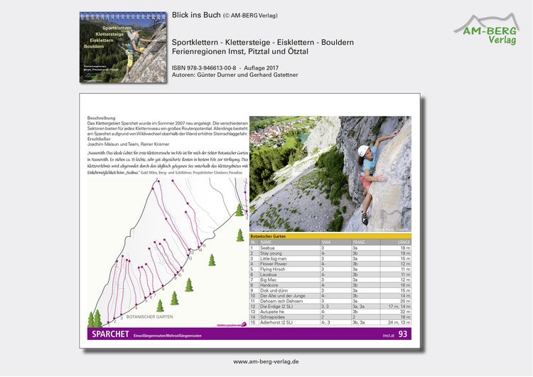 Produktbild: Sportklettern - Klettersteige - Eisklettern - Bouldern Ferienregionen Imst, Pitztal und &Ouml;tztal
