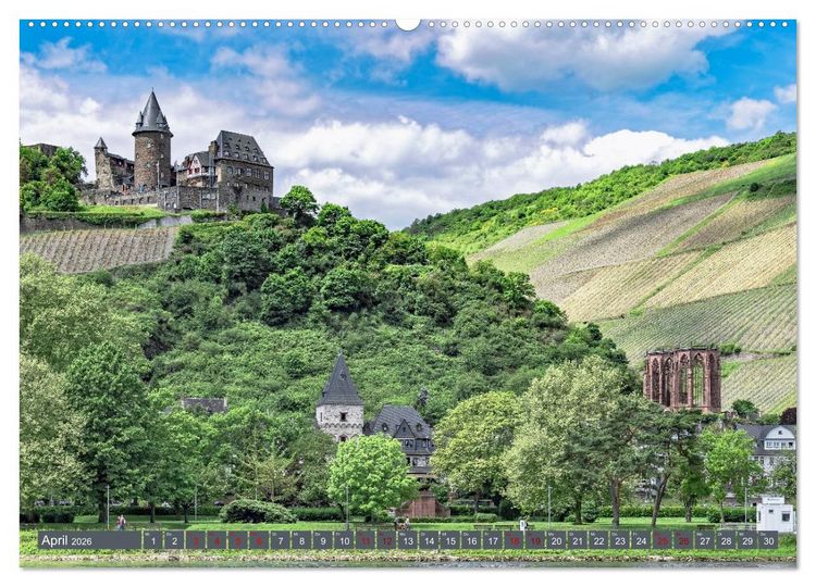 Produktbild: Burgen der Rheinromantik (Wandkalender 2026 DIN A2 quer), CALVENDO Monatskalender