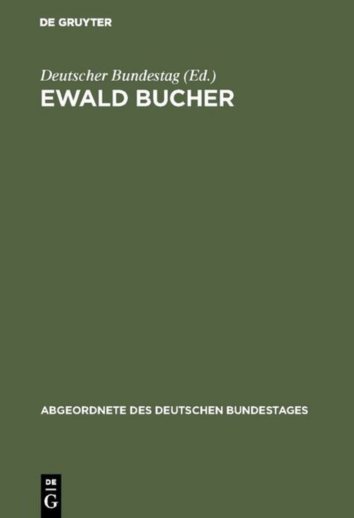 Produktbild: Ewald Bucher