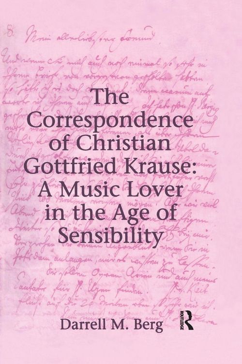 Produktbild: The Correspondence of Christian Gottfried Krause