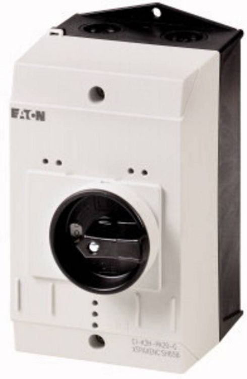 Produktbild: Eaton CI-K2-PKZ0-G 219654 Leergeh&auml;use mit Drehschalter (L x B x H) 130 x 100 x 160 mm Grau, Schwarz 1 St.