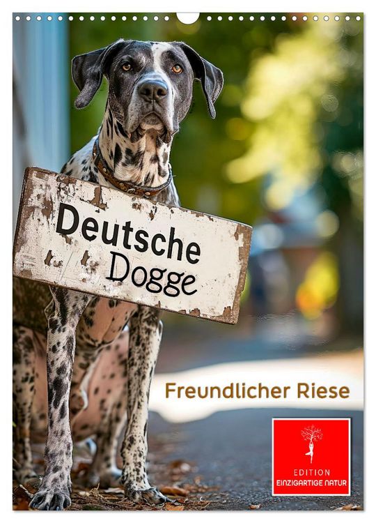 Produktbild: Deutsche Dogge - freundlicher Riese (Wandkalender 2026 DIN A3 hoch), CALVENDO Monatskalender