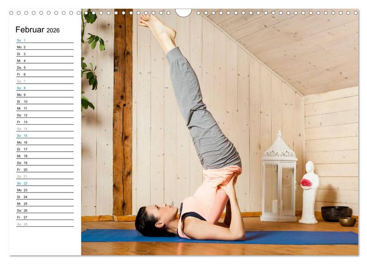 Produktbild: Yoga - ganz einfach zuhause (Wandkalender 2026 DIN A3 quer), CALVENDO Monatskalender