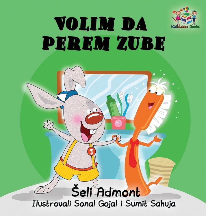 Produktbild: Love to Brush My Teeth (Serbian language children's book)