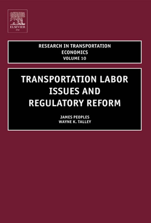 Produktbild: Transportation Labor Issues and Regulatory Reform
