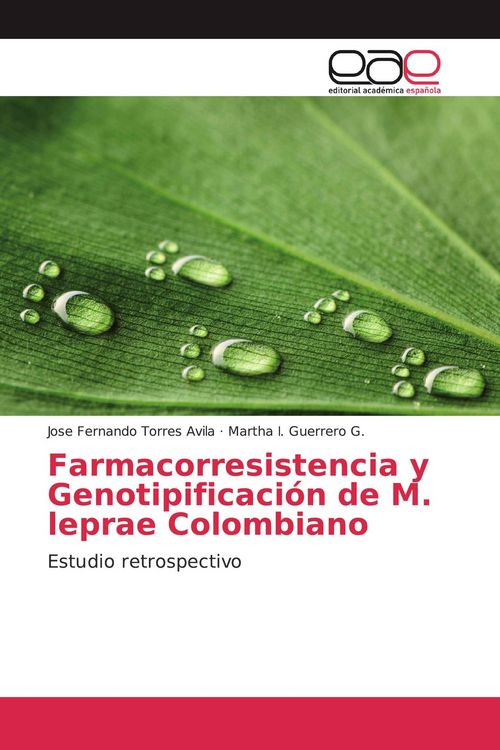 Produktbild: Farmacorresistencia y Genotipificaci&oacute;n de M. leprae Colombiano