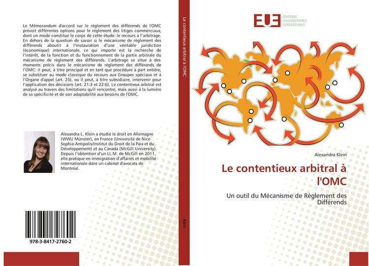 Produktbild: Le contentieux arbitral &agrave; l'OMC