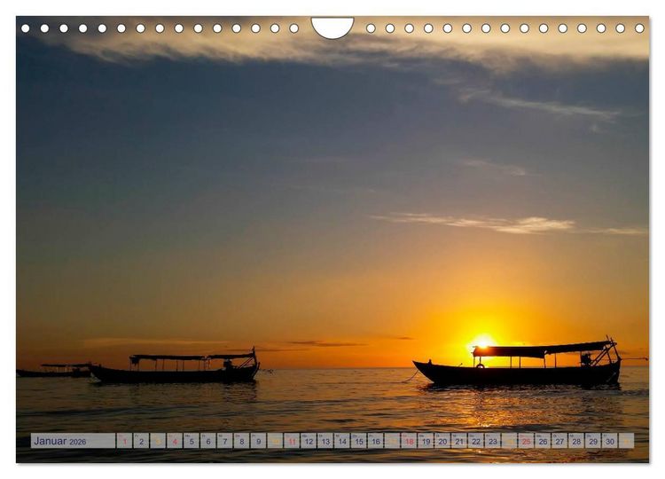 Produktbild: Kalender - Fotos selbst einkleben und selbst gestalten (Wandkalender 2026 DIN A4 quer), CALVENDO Monatskalender