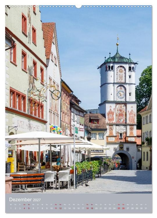Produktbild: Malerische Allg&auml;u Impressionen. Alpen, Seen und Altst&auml;dte (hochwertiger Premium Wandkalender 2027 DIN A2 hoch), Kunstdruck in Hochglanz
