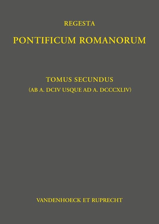 Produktbild: Regesta Pontificum Romanorum