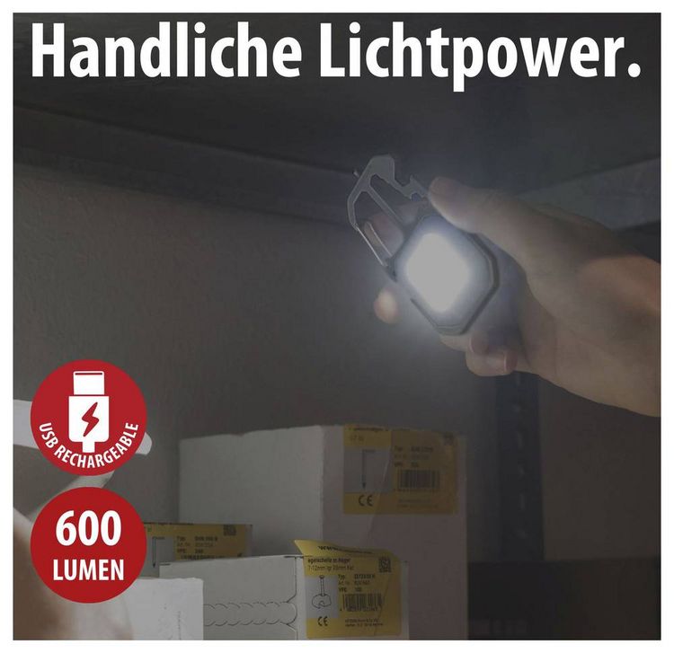 Produktbild: Brennenstuhl MTL 600A LED Taschenlampe akkubetrieben 600lm 1.5h 50g