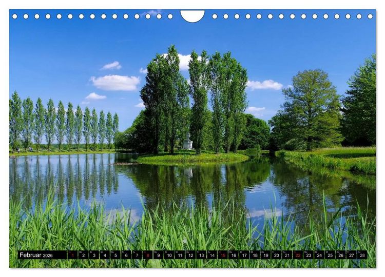 Produktbild: Spaziergang durch den W&ouml;rlitzer Park (Wandkalender 2026 DIN A4 quer), CALVENDO Monatskalender