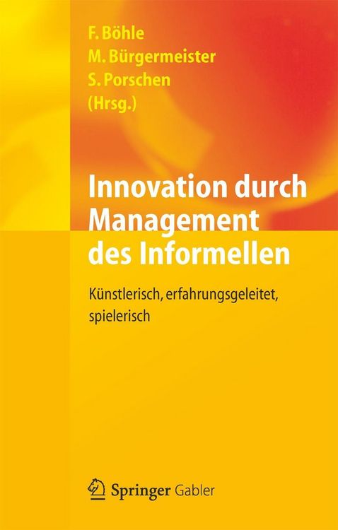 Produktbild: Innovation durch Management des Informellen