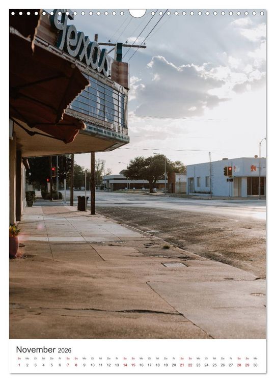 Produktbild: Texas - Eine Reise in den Lone Star State. (Wandkalender 2026 DIN A3 hoch), CALVENDO Monatskalender