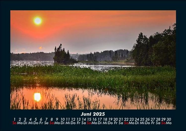 Produktbild: Die Seen der Erde 2025 Fotokalender DIN A5