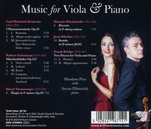 Produktbild: Music For Viola&Piano