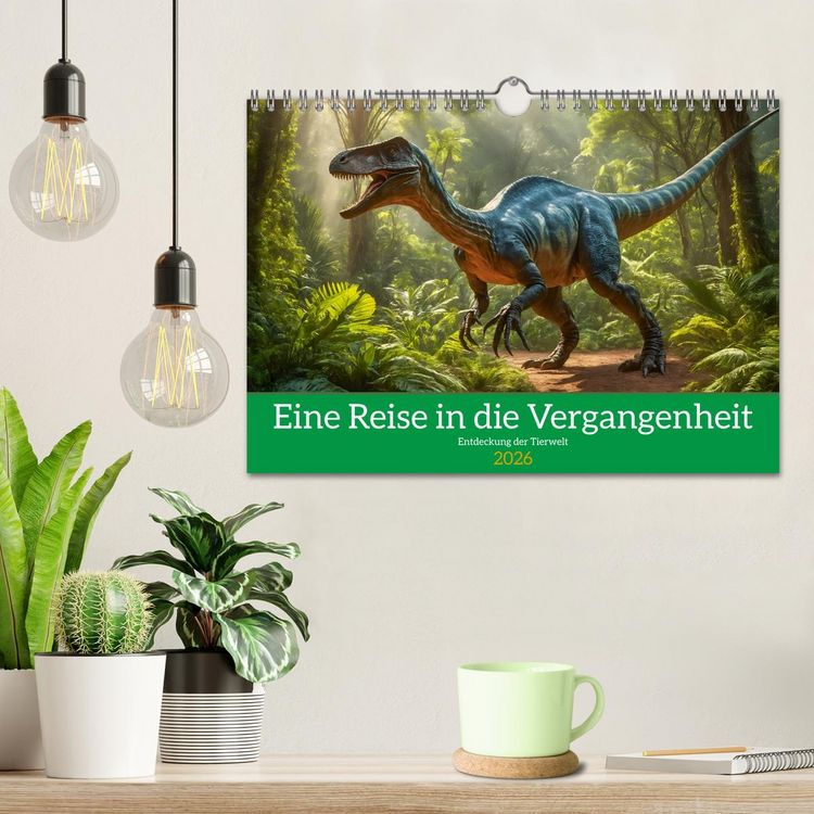 Produktbild: Eine Reise in die Vergangenheit - Entdeckung der Tierwelt (Wandkalender 2026 DIN A4 quer), CALVENDO Monatskalender