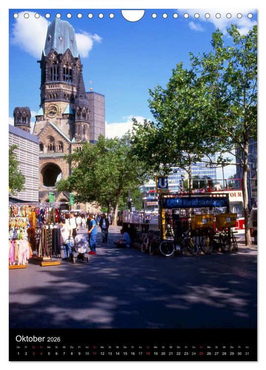 Produktbild: Weltstadt Berlin (Wandkalender 2026 DIN A4 hoch), CALVENDO Monatskalender