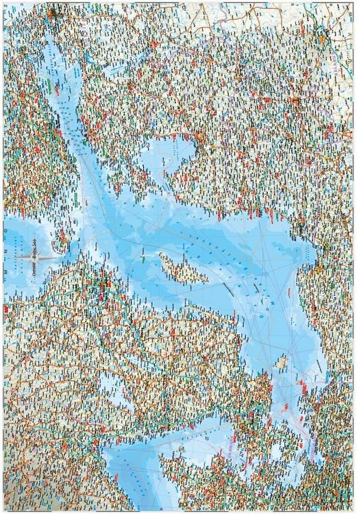 Produktbild: Reise Know-How Landkarte Ostsee (1:1.300.000) mit Stadtpl&auml;nen Danzig, Helsinki, Kopenhagen, Riga, St. Petersburg, Stockholm, Tallinn