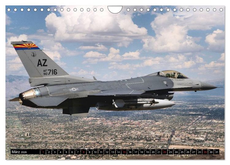 Produktbild: Kampfflugzeuge USA (Wandkalender 2026 DIN A4 quer), CALVENDO Monatskalender