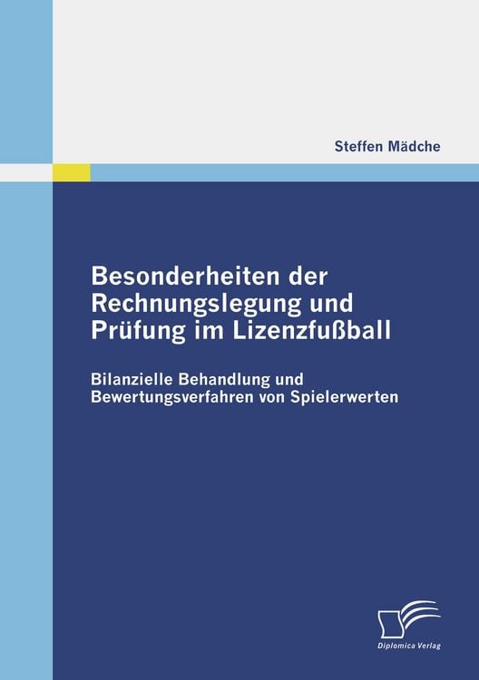 Produktbild: Besonderheiten der Rechnungslegung und Pr&uuml;fung im Lizenzfu&szlig;ball