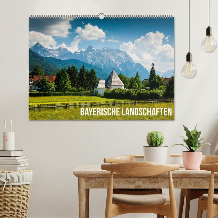 Produktbild: Bayerische Landschaften (Wandkalender 2026 DIN A2 quer), CALVENDO Monatskalender