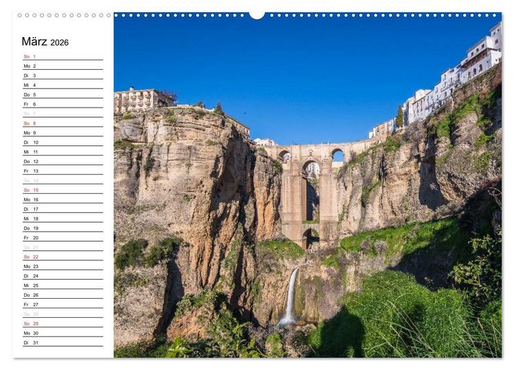 Produktbild: Andalusien (Wandkalender 2026 DIN A2 quer), CALVENDO Monatskalender