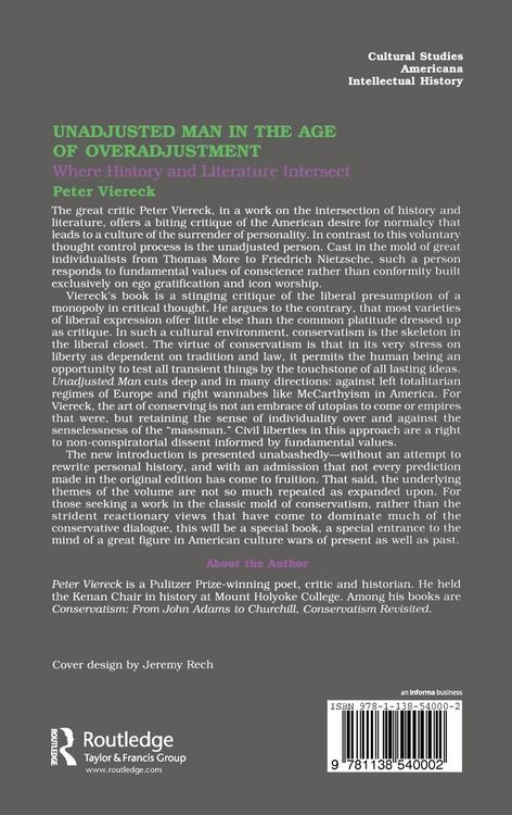 Produktbild: Unadjusted Man in the Age of Overadjustment