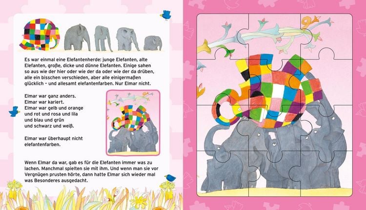 Produktbild: Elmar: Mein ELMAR Puzzle-Buch