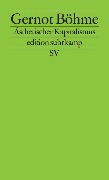 Produktbild: &Auml;sthetischer Kapitalismus