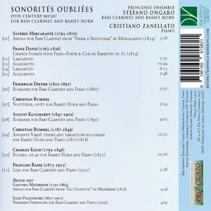 Produktbild: Sonosrit's Oubli'es,19TH Century Music for Bass C