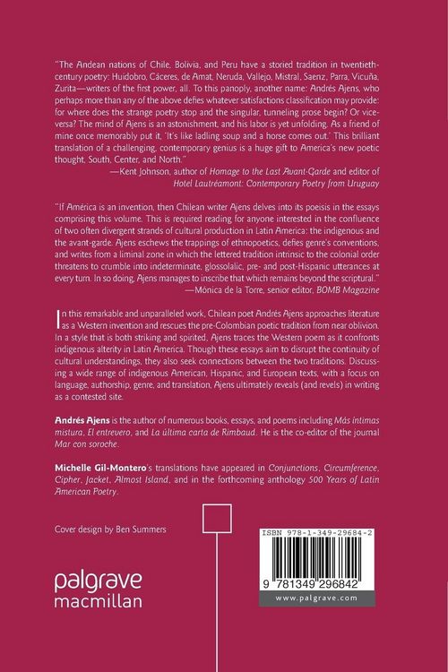 Produktbild: Poetry After the Invention of Am&eacute;rica