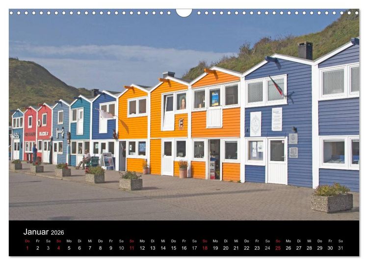 Produktbild: Helgoland - idyllische Nordseeinsel (Wandkalender 2026 DIN A3 quer), CALVENDO Monatskalender
