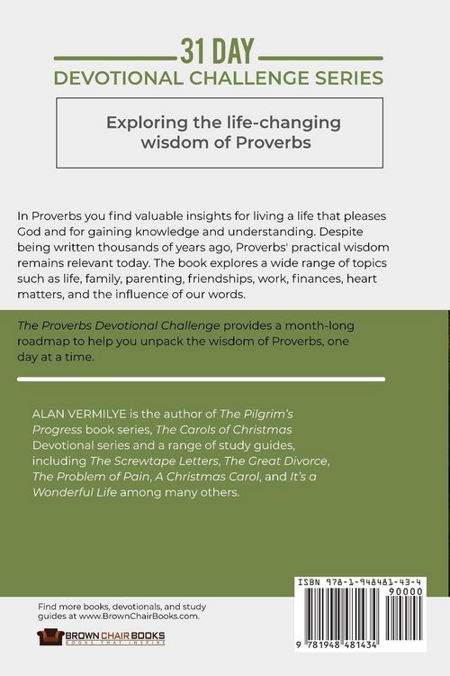 Produktbild: The Proverbs Devotional Challenge (Large Print)