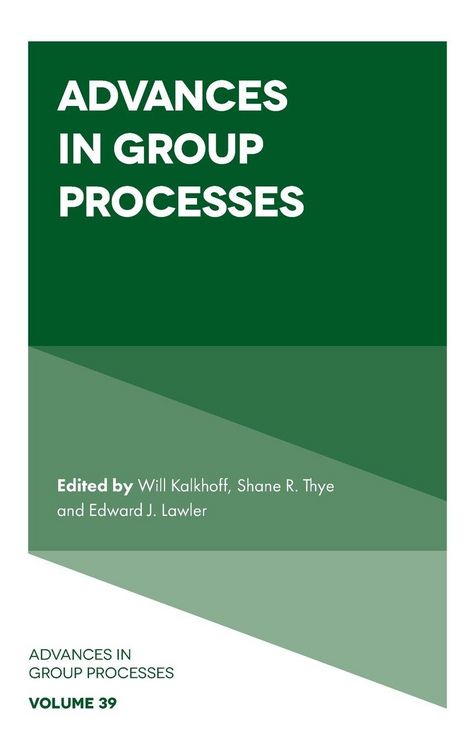 Produktbild: Advances in Group Processes