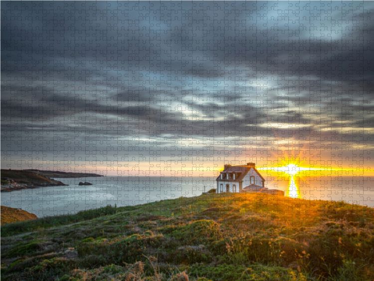 Produktbild: CALVENDO Puzzle Phare du Millier Bretagne 1000 Teile Lege-Gr&ouml;&szlig;e 64 x 48 cm Foto-Puzzle Bild von Woife Stoiber