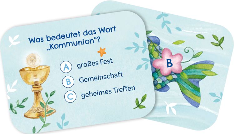 Produktbild: Der Wunschfisch. 25 Quizfragen zur Kommunion