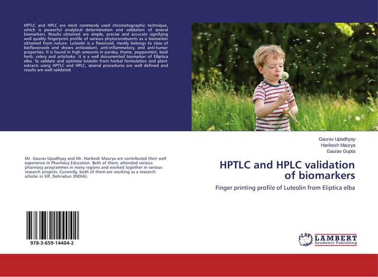 Produktbild: HPTLC and HPLC validation of biomarkers