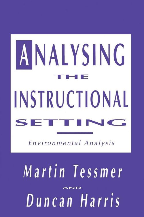 Produktbild: Analysing the Instructional Setting