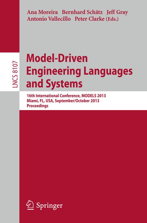 Produktbild: Model-Driven Engineering Languages and Systems