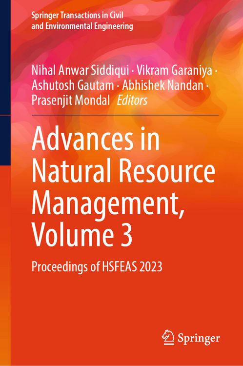 Produktbild: Advances in Natural Resource Management, Volume 3