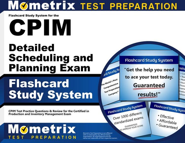 Produktbild: Flashcard Study System for the Cpim Detailed Scheduling and Planning Exam
