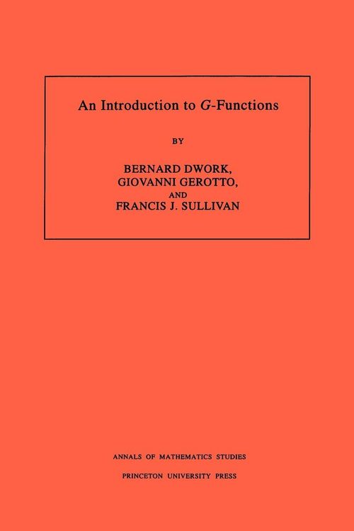 Produktbild: An Introduction to G-Functions