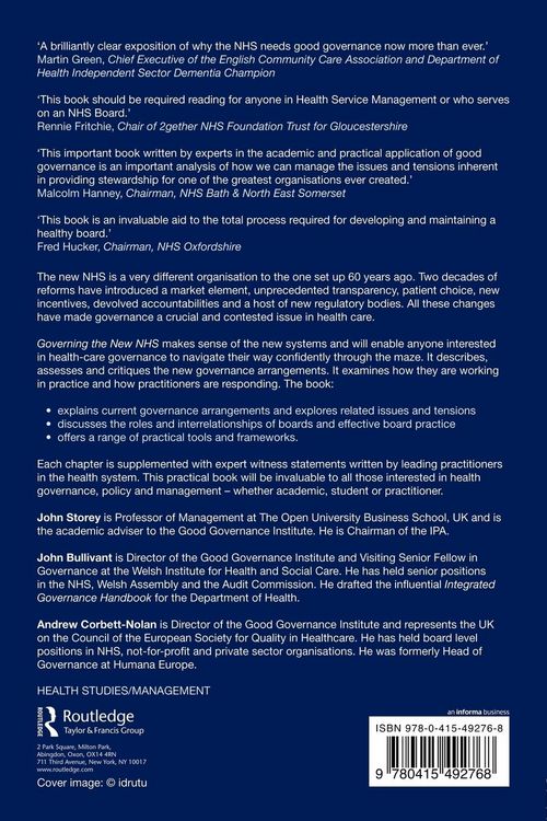 Produktbild: Governing the New NHS