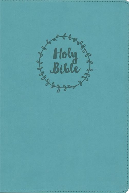 Produktbild: NIV, Value Thinline Bible, Large Print, Imitation Leather, Blue